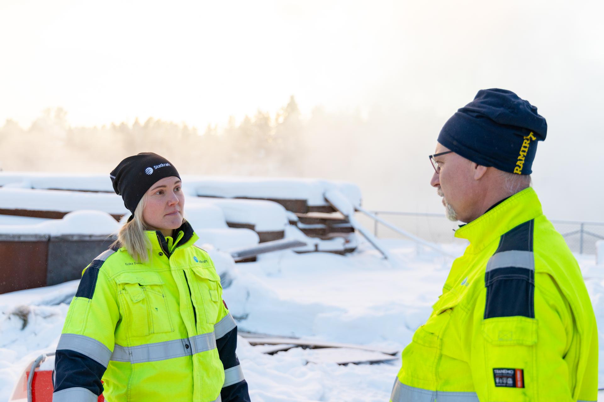 ”Samarbetet och de gemensamma övningarna bidrar till en större förståelse för varandras verksamheter, vilket är väldigt värdefullt”, Erika Dahlin, drift- & underhållschef vindkraft Statkraft.  ”Som regional vindkraftsaktör borde det vara obligatoriskt att vara med i det här samarbetet”, Ulf Hansson, projekt- och HSE-samordnare, Statkraft.
