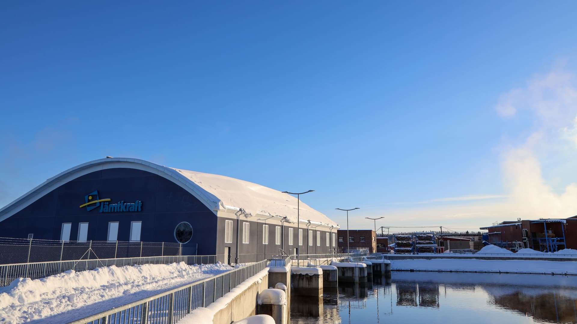 Hissmofors vattenkraftstation.