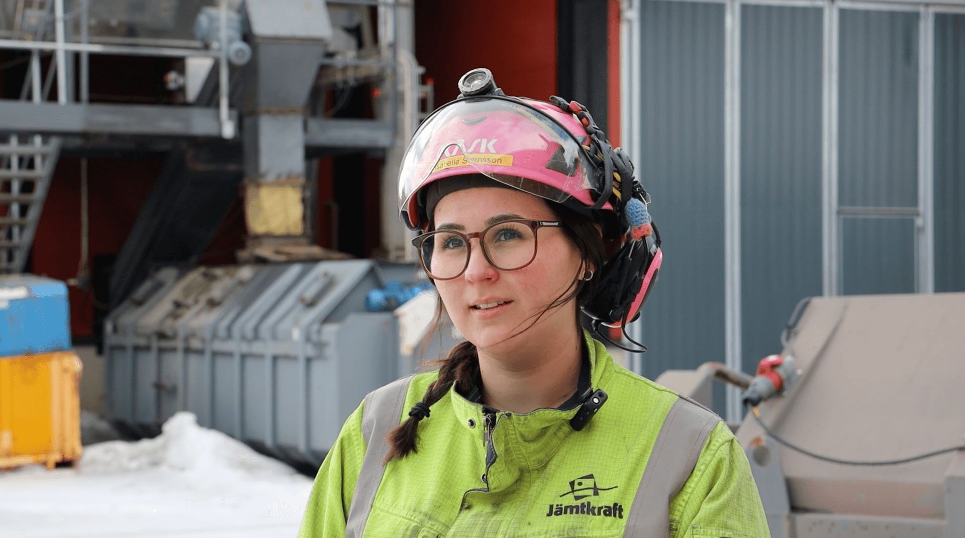 Isabelle, medarbetare på Jämtkraft värme.