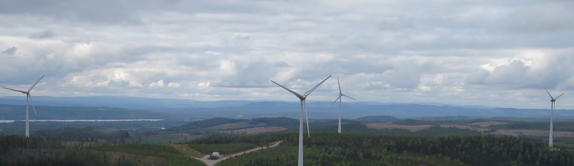 Rätan - Digerbergets vindkraftspark i Bergs kommun med 5 verk levererar cirka 24 GWh/år.